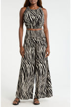 Black Zebra Crop