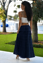 Brielle Skirt-Navy 47022