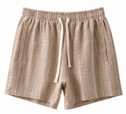 Jake Cotton Shorts Sand 4015
