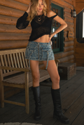 Riley Blue Denim Skirt