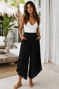 Dylan Flowy Pants in Black