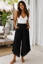Dylan Flowy Pants in Black