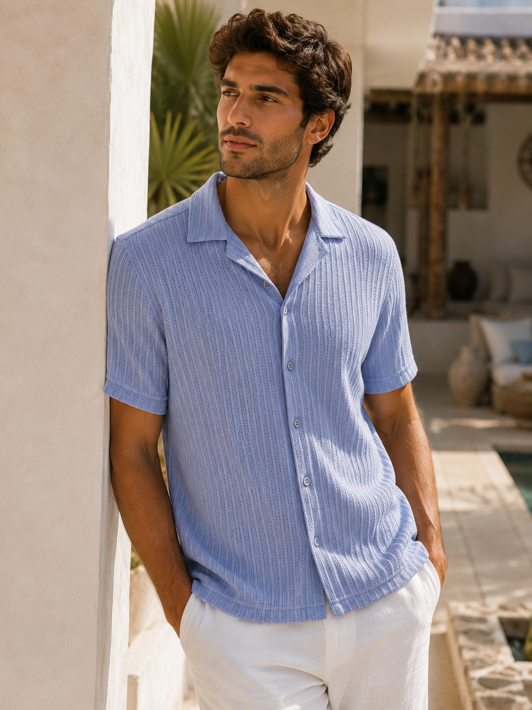 Jax Men’s Shirt in Blue 20018