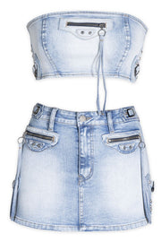 Jax Denim Mini Skirt