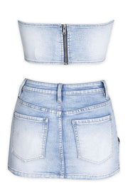 Jax Denim Mini Skirt