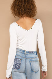 Austen Long Sleeve in Ivory