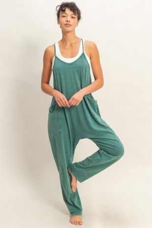 Noelle Jumpsuit in Teal