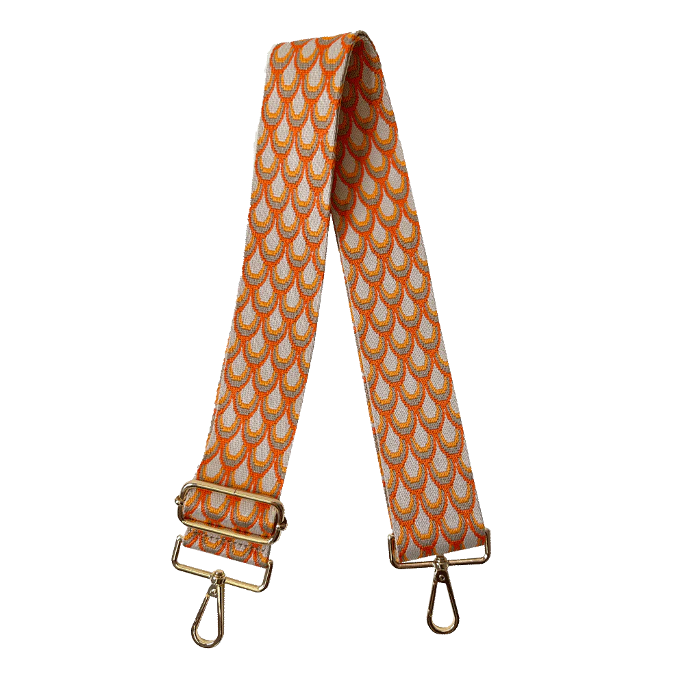 Orange Peacock Strap