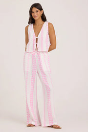 Salley Tribal Vest in Pink