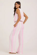 Carley Tribal Pant in Pink