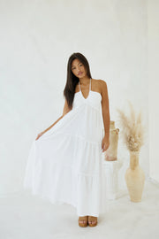 Mosley Dress in White