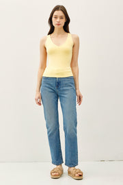 Lacey Tank in Lemon