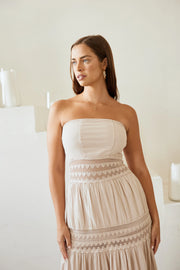 Zuri Dress in Beige 49026