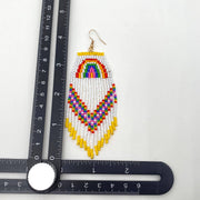 Rainbow beaded Earrings