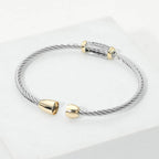 14K Gold Plated CZ Bracelet