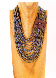 Sparkle Big Buck Necklace in Turqousie