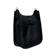 Rockstar Studded Messenger with Silver Hardware