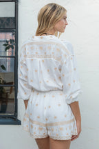 Ainsley Palm Romper