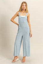 Capri Jumpsuit in Aqua