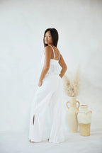 Aria Pants in White 47201