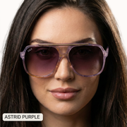 Astrid - Women's Oversized Aviator Sunglasses
