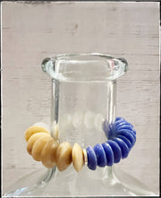 Bone & Wood Stretch Bracelet