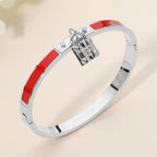 Stainless Steel Lock Bracelet
