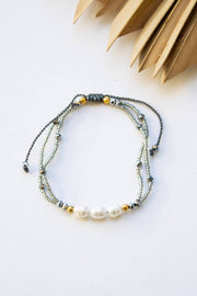 Midnight Hour Pearl Bracelet