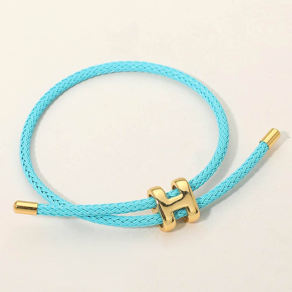 H Monogram Charm Bracelet