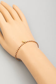 Dainty Bead Charm Bracelet