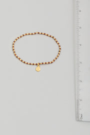 Dainty Bead Charm Bracelet