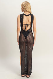 Delano Sweater Cover-Up in Black