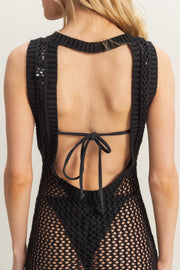 Delano Sweater Cover-Up in Black