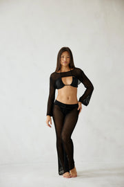 Baja Bolero Top in Black