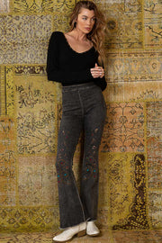 Austen studded Long Sleeve in Black