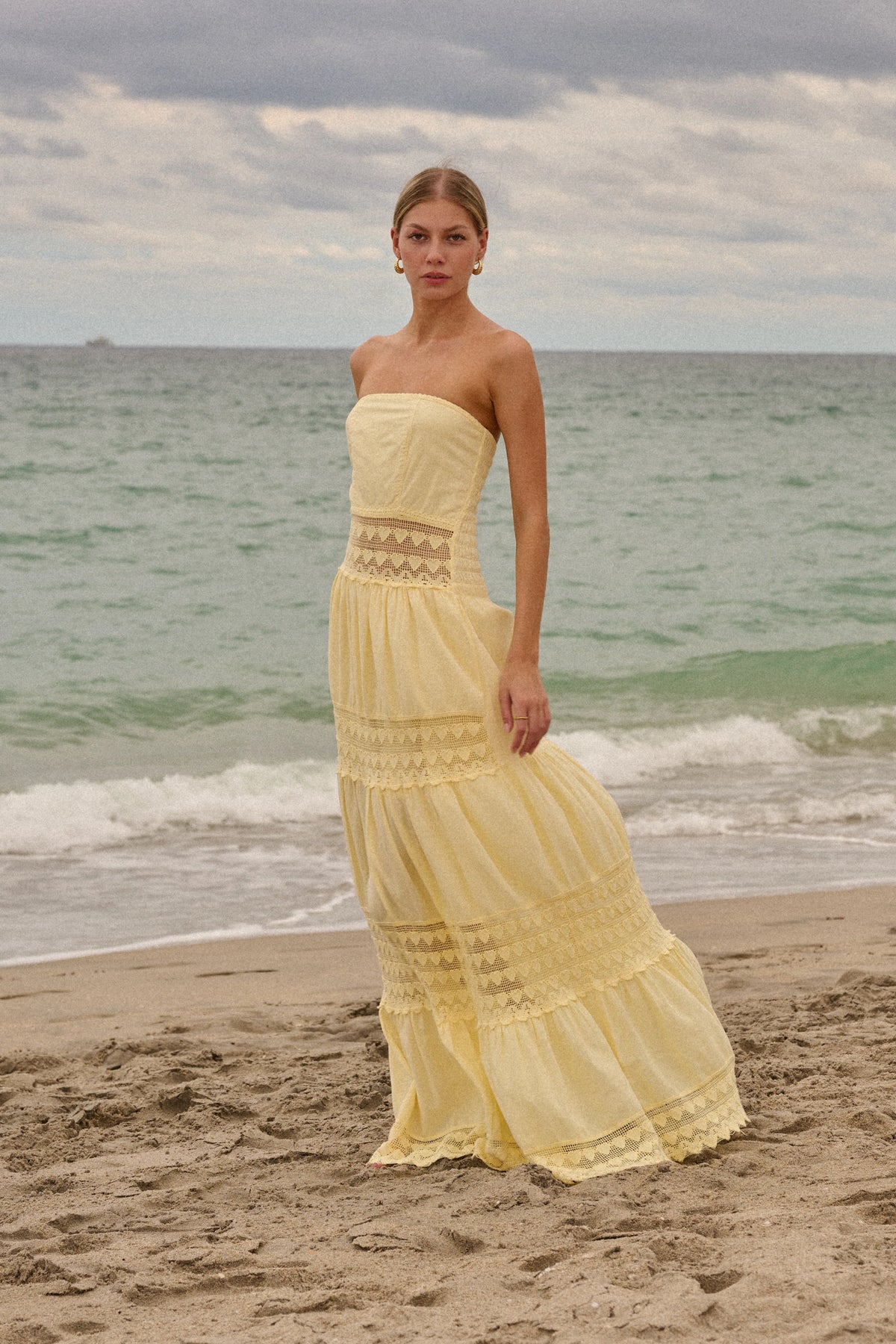 Zuri Dress in Butter 49026