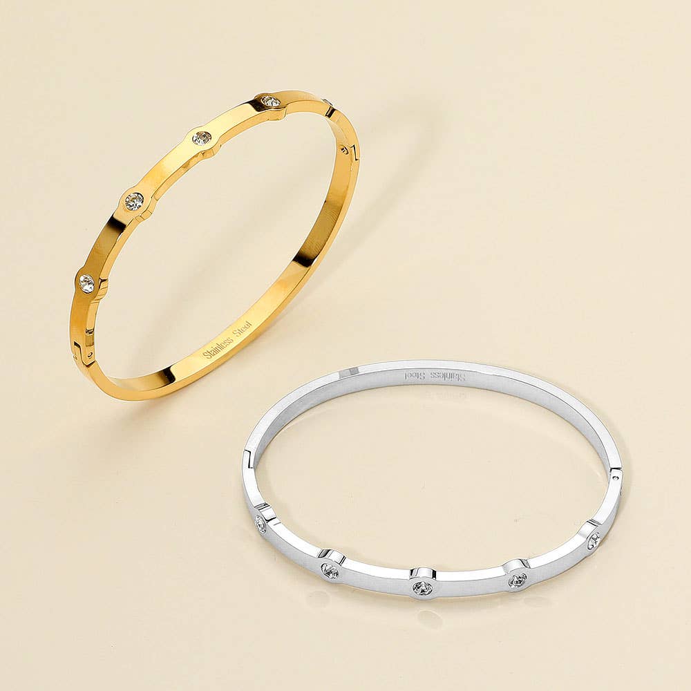 Stainless Steel Bangle Bracelet