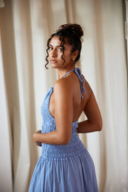 Carolina Dress in Azure