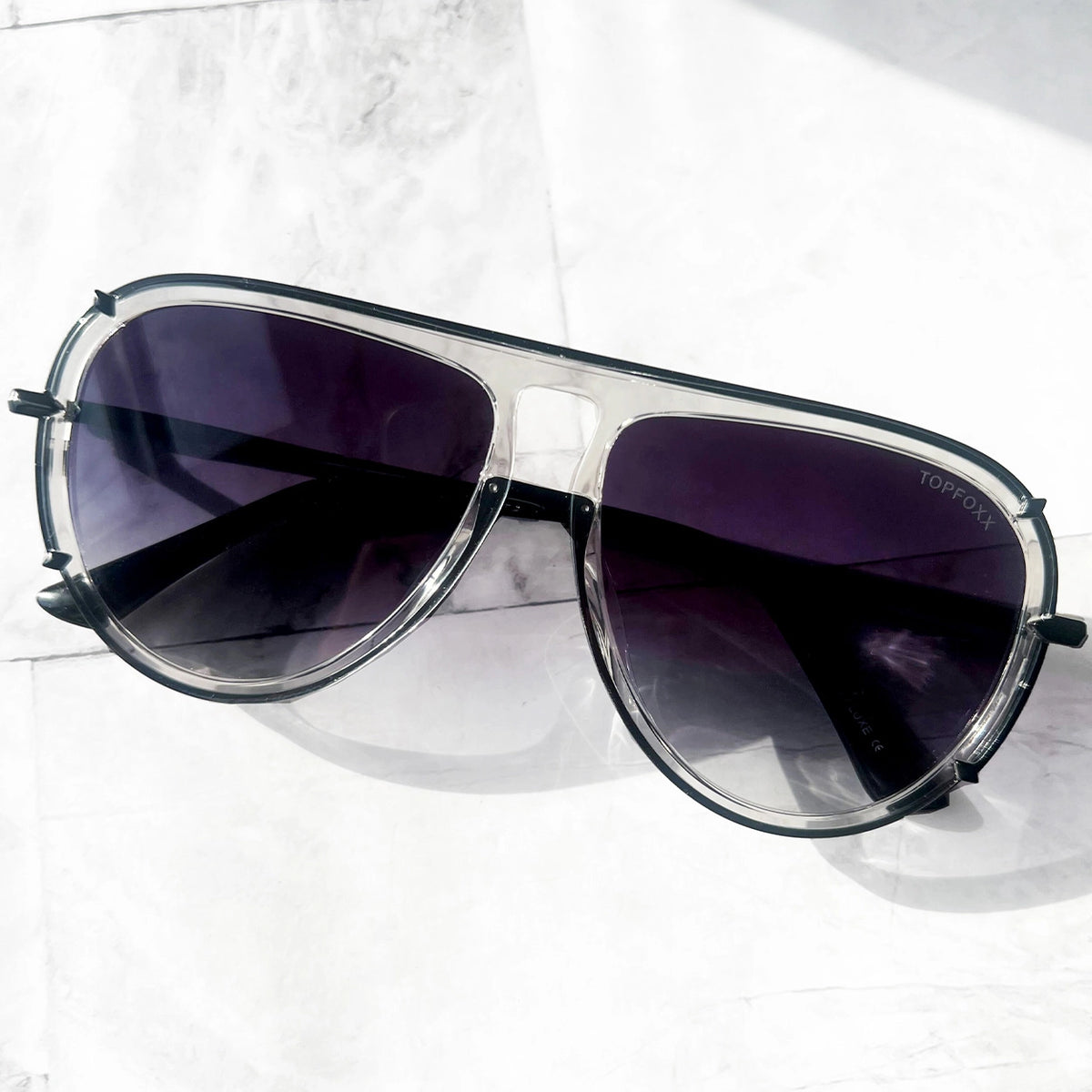 Ivy Luxe Clear Sunglasses