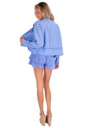 Cleo Jacket in Denim Blue
