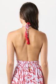 Cami Maxi in Red/One Size