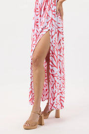Cami Maxi in Red/One Size