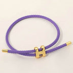 H Monogram Charm Bracelet