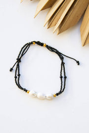 Midnight Hour Pearl Bracelet