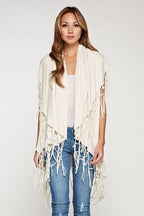 Presley Sweater Vest- Ivory