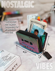 Retro 80s Cassette Tape Wallet