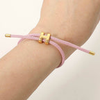 H Monogram Charm Bracelet