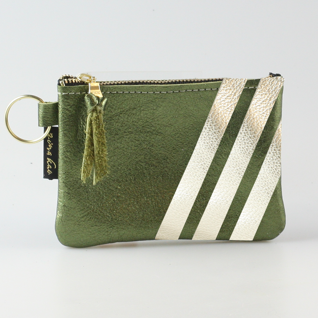 The Kara Wallet: 3 Side Stripes