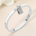 Stainless Steel Lock Bracelet