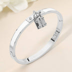 Stainless Steel Lock Bracelet